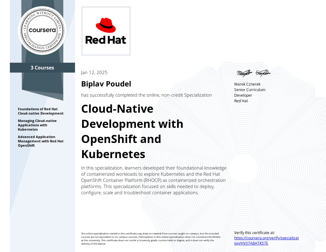 Cloud-Native Development with OpenShift and Kubernetes